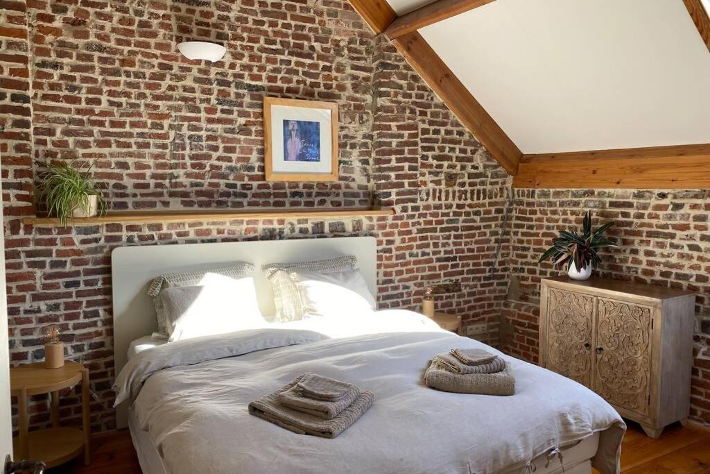 نيفي Charmant Appartement Dans Une Ancienne Ferme المظهر الخارجي الصورة